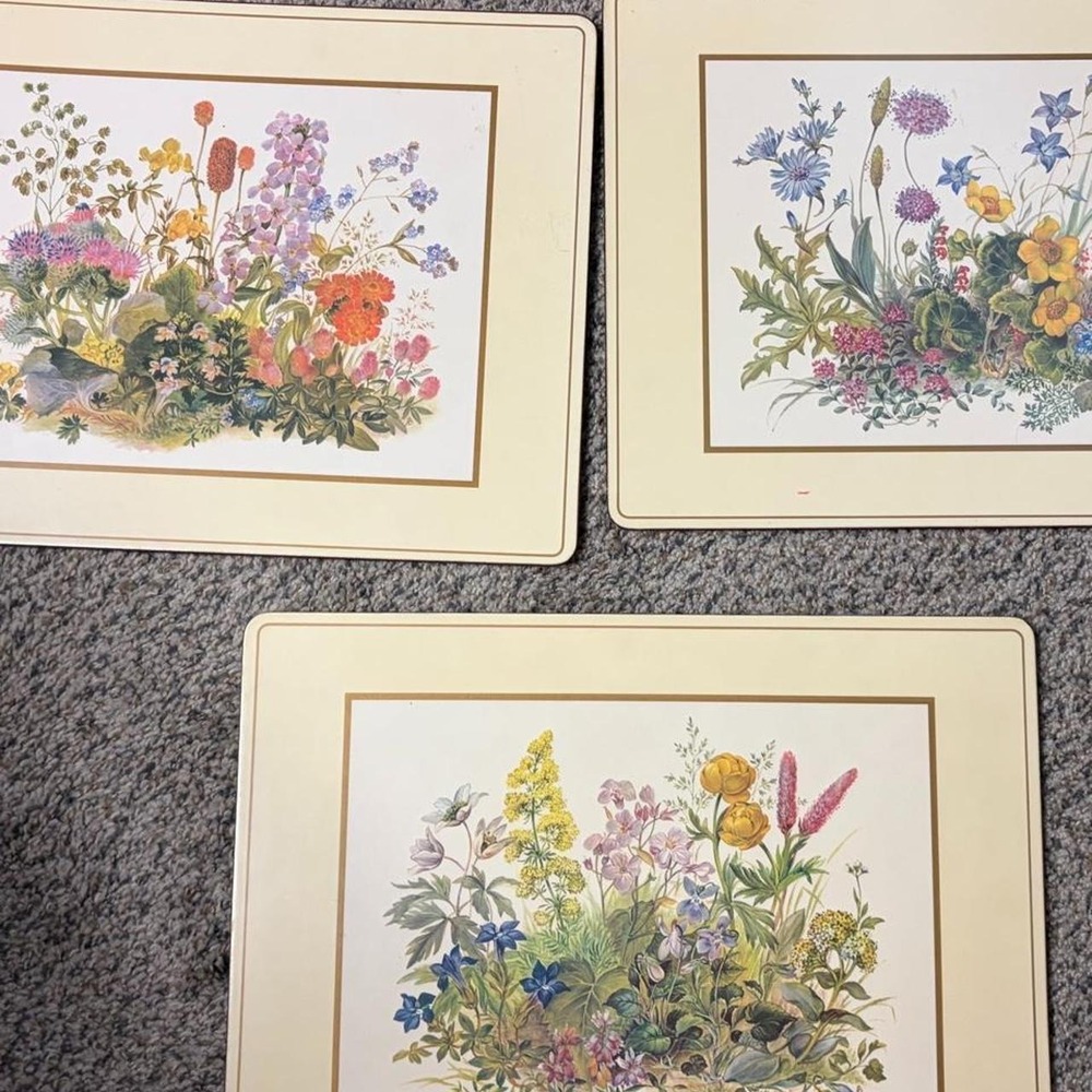 Vintage Floral Placemats
